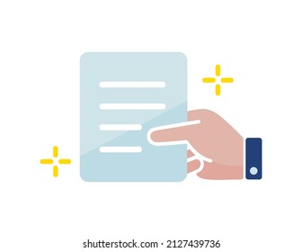 submit document vector icon illustration