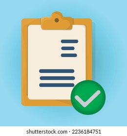  submit electronic document, fill up form and submitted form vector arts