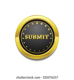 Submit Glossy Shiny Circular Vector Button