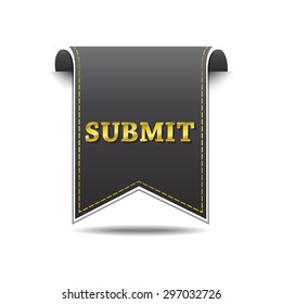 Submit golden Vector Icon Design