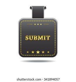 Submit golden Vector Icon Design
