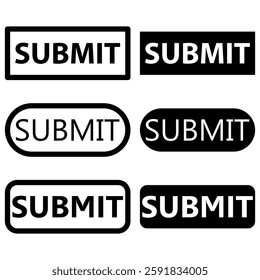 submit icon vector design symbol templates