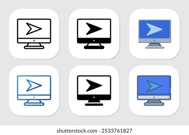 enviar ícones com vários estilos de design