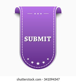 Submit Violet Vector Icon Design