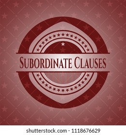Subordinate Clauses red emblem
