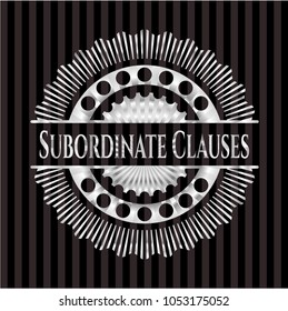  Subordinate Clauses silver badge
