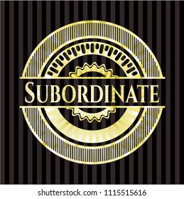  Subordinate shiny badge