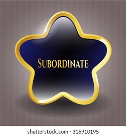 Emblema brillante subordinado