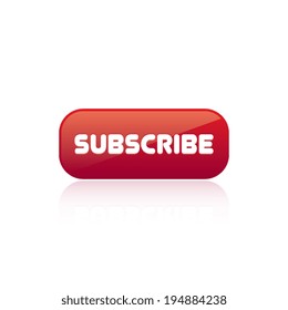 Subscribe Button Stock Vector (Royalty Free) 194884238 | Shutterstock