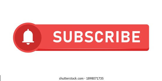 Subscribe button with bell icon. 