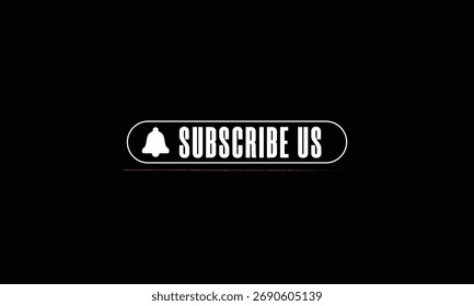 A subscribe button with a bell icon on a black background.