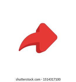 Subscribe button color with 3d Style. Vector illustration