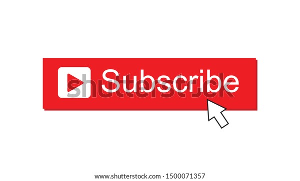 Subscribe Button Color Arrow Cursor Vector Stock Vector (Royalty Free ...