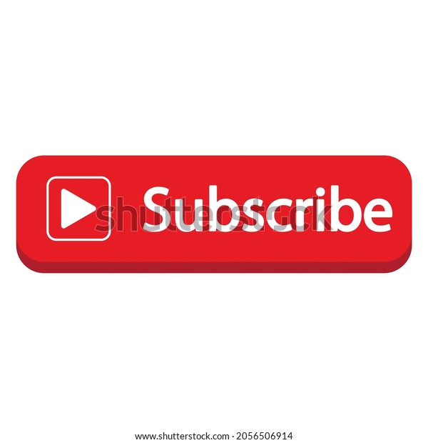 Subscribe Button Color Arrow Cursor Shadow Stock Vector (Royalty Free ...