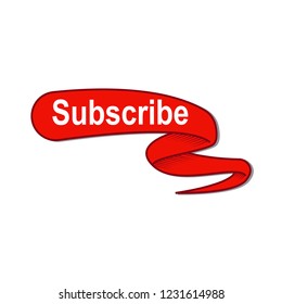 subscribe button icon vector