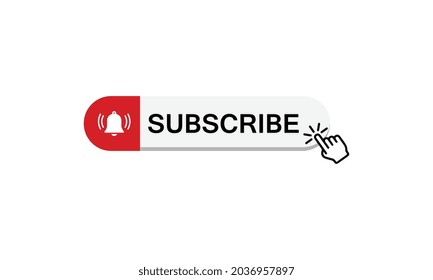 Subscribe button icon. Vector illustration. Business concept subscribe pictogram