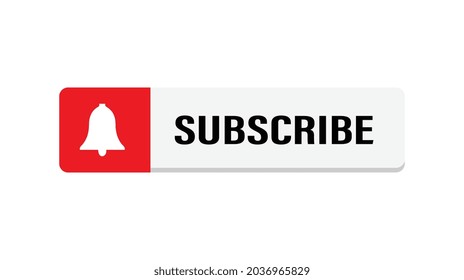 Subscribe button icon. Vector illustration. Business concept subscribe pictogram