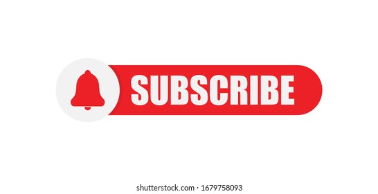 Subscribe Button Isolated Vector Illustration Logo Stock Vector ...