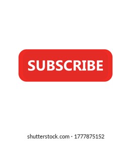 Subscribe button in red, good for channels or pages that need to subscribe, and promote pages, websites, applications, or channels to get subscribe
