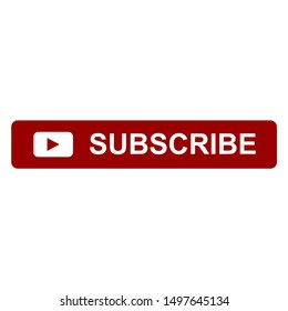 Subscribe button vector icon symbol