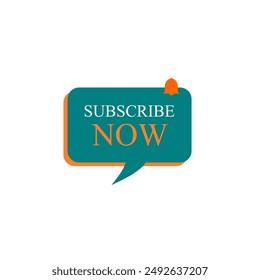 Subscribe button. Vector illustration. Subscribe icon, Template sign for subscribe to channel