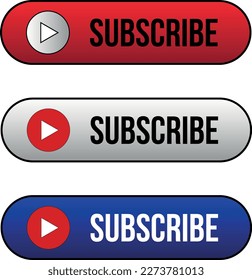 Subscribe button for video service, blog or others