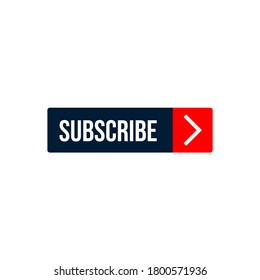 Subscribe Button Website Any Use Stock Vector (Royalty Free) 1800571936 ...