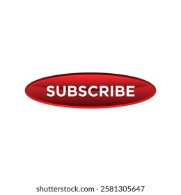 subscribe button website vector template