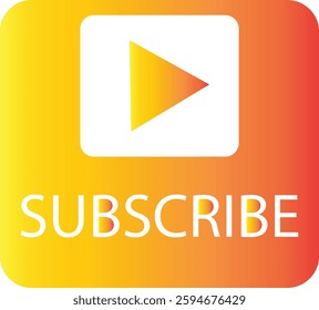 subscribe button yellow beautiful button vector file eps