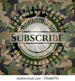 Subscribe camo emblem