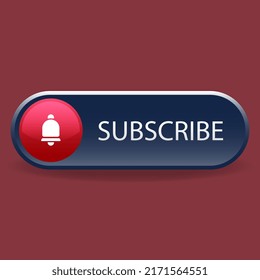 subscribe channel social media button promotion banner. doodle icon drawing. vector illustration draw