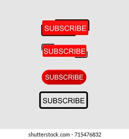 subscribe design for button or banner