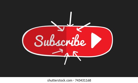 Subscribe Doodle Graphic Vector