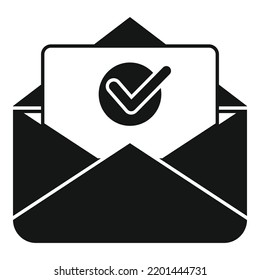 Abonnez-vous à l'icône e-mail image vectorielle simple. Lettre de bouton. Interface