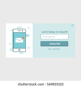 subscribe form for news letter