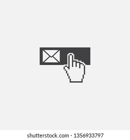 subscribe Glyph icon. Simple sign illustration. subscribe symbol design. Can be used for web, print and mobile