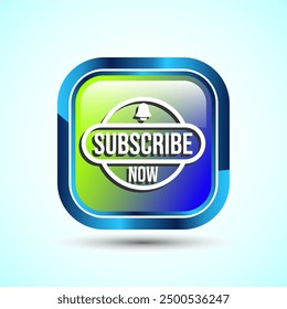 Subscribe Icon Button Design Illustration Subscribe Channel Button