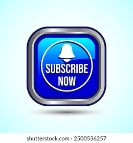 Subscribe Icon Button Design Illustration Subscribe Channel Button