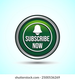 Subscribe Icon Button Design Illustration Subscribe Channel Button