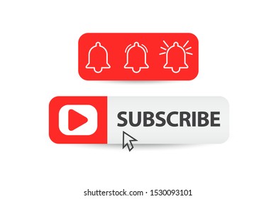 Subscribe icon modern design template