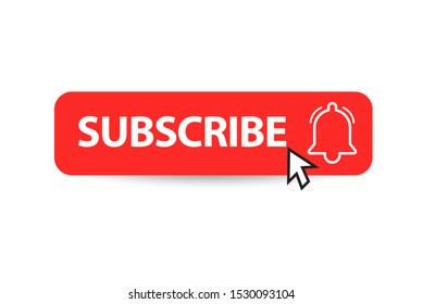Subscribe icon modern design template