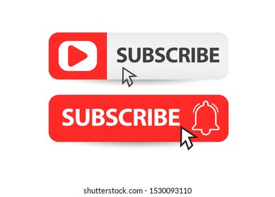 Subscribe icon modern design template