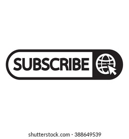 Subscribe icon symbol Illustration design