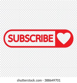 Subscribe icon symbol Illustration design
