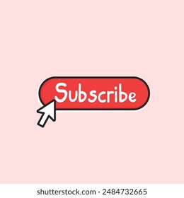 Subscribe Icon Vector Illustration Transparent Background