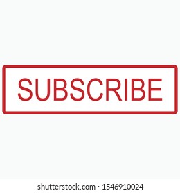 Subscribe Icon - Vector Sign and Symbol for Design, Presentation, Website or Apps Elements. 