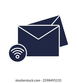 subscribe icons isolated on White Background. Flat style design