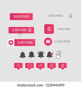 subscribe interface button perfect motion-graphics