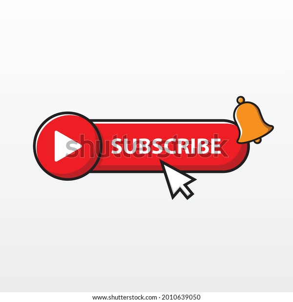 Subscribe Label Click Here Subscribe Vector Stock Vector (Royalty Free ...