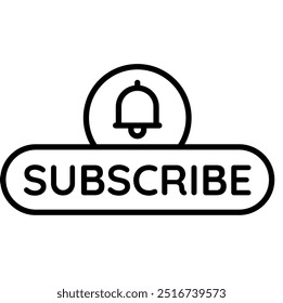 Icono de canal de Suscribirse y me gusta